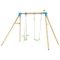 TP Knightswood Double Wooden Swing Set