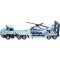 Siku Diecast Low Loader Car with Helicopter 1610