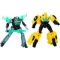 Transformers EarthSpark Cyber-Combiner Bumblebee and Mo Malto Action Figures