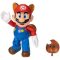 Super Mario  Raccoon Mario with Leaf 4” Posable Figure
