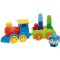 Build Me Up Maxi Wild Train Building Bricks Playset – 19 Pieces