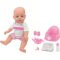 Baby Snuggle 41cm Drink and Wet Deluxe Doll with Accessories
