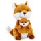 Snuggle Buddies Mummy and Baby Fox Soft Toy