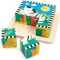 Early Learning Centre Wooden Puzzle Cubes & Tray