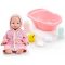Cupcake Bathtime Bea and Dolly Bath Set