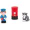 Happyland Village Post Box and Figure Set