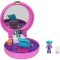 Polly Pocket Clip & Comb Sleepover Compact Playset