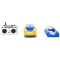 Mini RC Mix & Match Race Car – Yellow