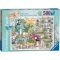 Ravensburger Linda Jane Smith’s Crazy Cats Tom Cat’s House Plants 500 Piece Puzzle