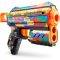 XSHOT Skins: Flux – Striper Blaster with 8 Darts by ZURU