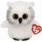 Ty Beanie Boos – Austin The White Owl 15cm Soft Toy
