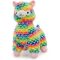 Snuggle Buddies 40cm Fleecy Llama – Rainbow