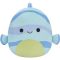 Original Squishmallows 7.5′ Soft Toy – Leland the Blue Striped Fish
