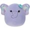Original Squishmallows 7.5-Inch Soft Toy – Anjali the Purple Elephant
