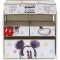 Mickey Mouse Classic Wooden Toy Organizer with 6 Storage Bins