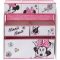Minnie Mouse Classic Wooden Toy Organiser with 6 Storage Bins