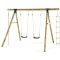 Plum Gibbon Wooden Swing Set