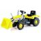 Dolu Yellow Pedal Tractor with Excavator Scoop