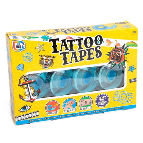 Jack’s Tattoo Tapes 4 Pack – Yellow