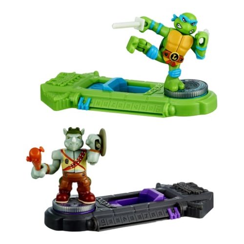 Legends Of Akedo Teenage Mutant Ninja Turtles – Mini Battling Warriors Leonardo Vs Rocksteady Figures
