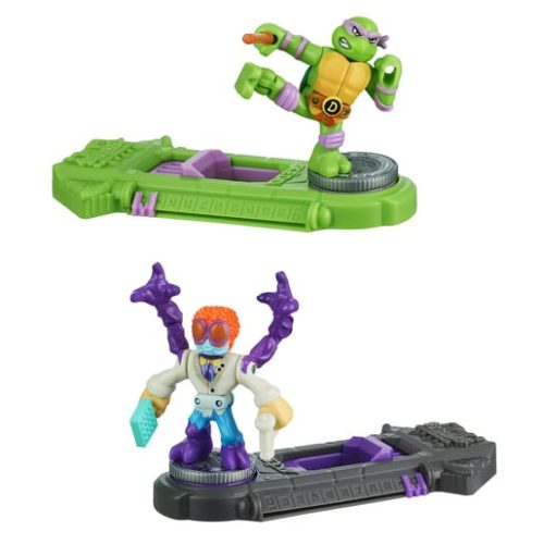 Legends Of Akedo Teenage Mutant Ninja Turtles – Mini Battling Warriors Donatello Vs Baxter Stockman Figures