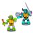 Legends of Akedo Teenage Mutant Ninja Turtles Donatello VS Slash Mini Battle Figures