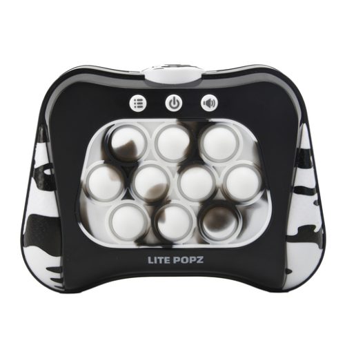 Lite Popz Push Button Fidget Game – Black Camo