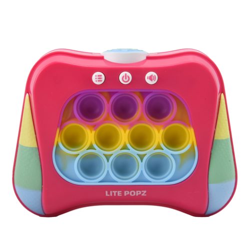 Lite Popz Push Button Fidget Game – Rainbow Camo