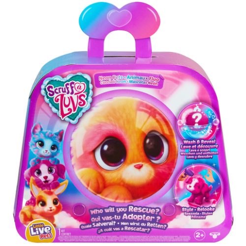 Little Live Pets Scruff-a-Luvs Neon Pets Mystery Soft Toy (Styles Vary)