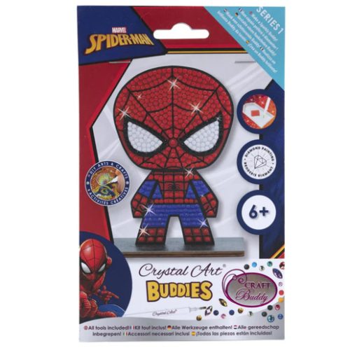 Marvel Spider-Man Crystal Art Buddy Craft Set