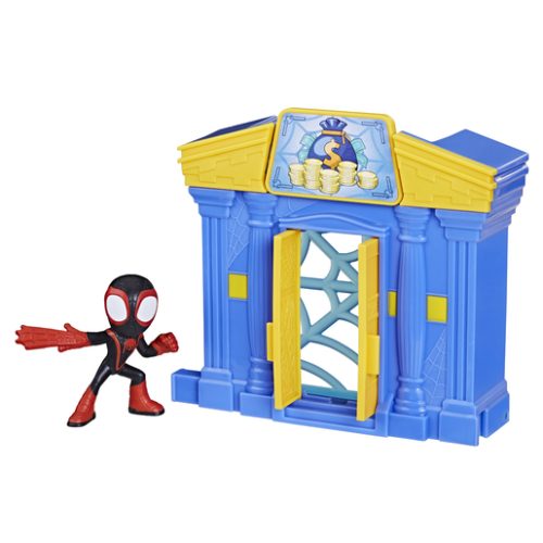 Marvel Spidey and his Amazing Friends City Blocks – City Bank Playset