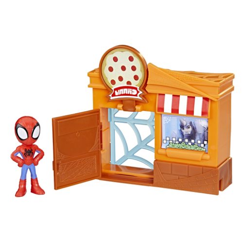 Marvel Spidey and his Amazing Friends City Blocks – Pizza Parlour Playset