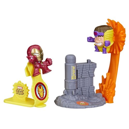 Marvel Stunt Squad Iron Man vs. M.O.D.O.K playset