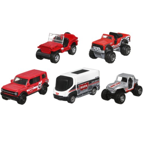 Matchbox Warn Industries 5 Car Set