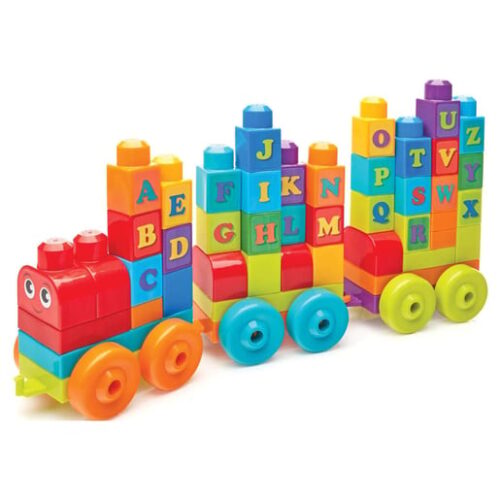 Mega Bloks First Builders Alphabet Train – 60 Pieces
