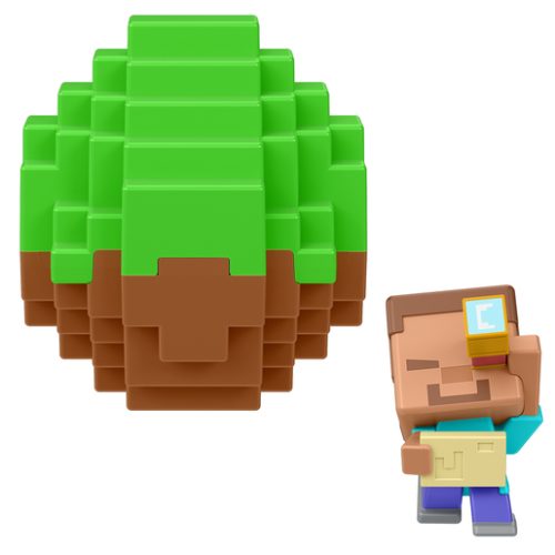 Minecraft Mini Mode Spawn Egg and Figure (Styles Vary)