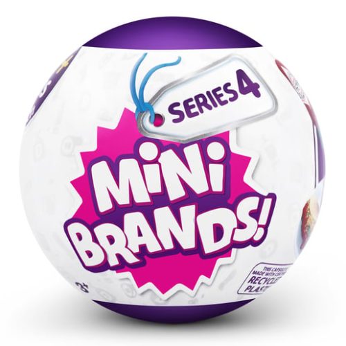 Mini Brands Series 4 Capsule by ZURU (Styles Vary)