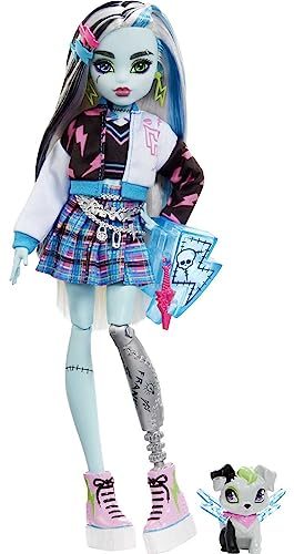 Monster High Frankie Stein Doll, Fashion Frankenstein Doll with Black and White Hair