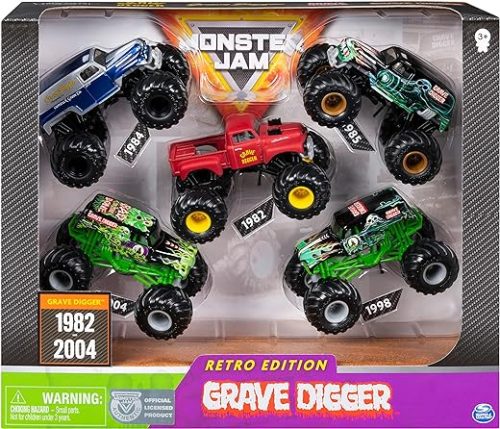 Monster Jam Grave Digger Monster Truck 5pc