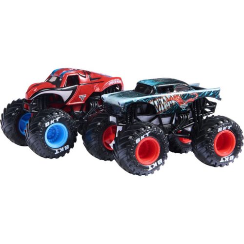 Monster Jam Marvel Venom Vs Spider-Man Vehicle 2 Pack