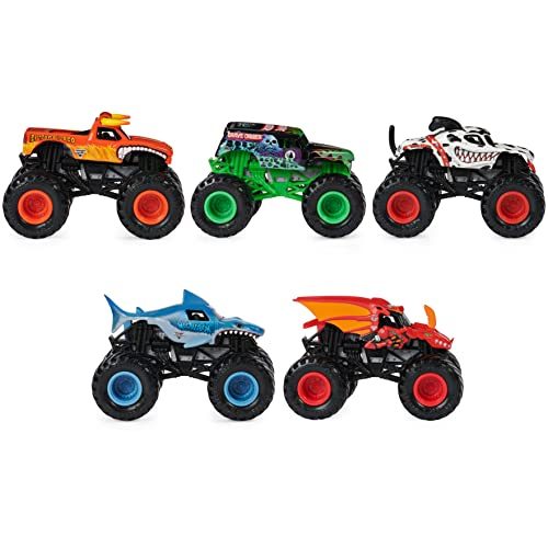 Monster Jam, Official Pit Party 5-Pack of 1:64 Scale