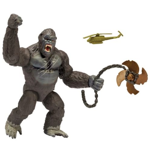 Monsterverse Kong Skull Island – Ferocious Kong 15cm Figure with Helicopter & Chain Propeller