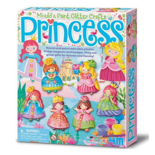 Mould & Paint Glitter Crafts Princess Craft Set