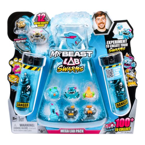 MrBeast Lab Swarms Mega Lab Collectible Figure 12 Pack (Styles Vary)