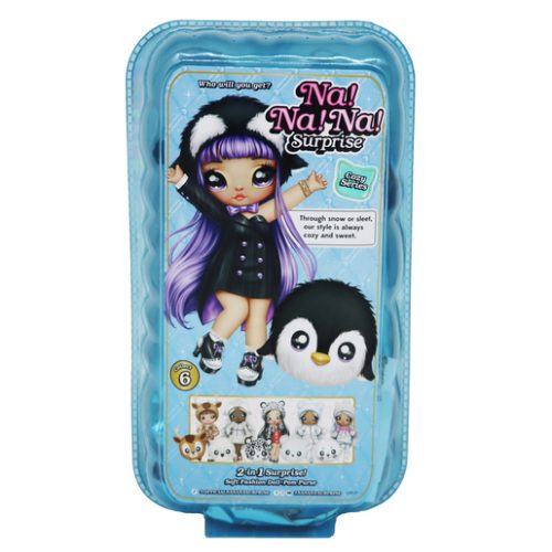 Na! Na! Na! Surprise Cozy Series – 2-in-1 Fashion Doll and Pom Purse (Styles Vary)