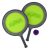 Original Koosh Paddle Set 2 Pack