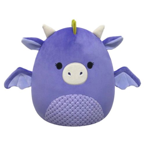 Original Squishmallows 12′ Soft Toy – Fanny Dark Periwinkle the Dragon