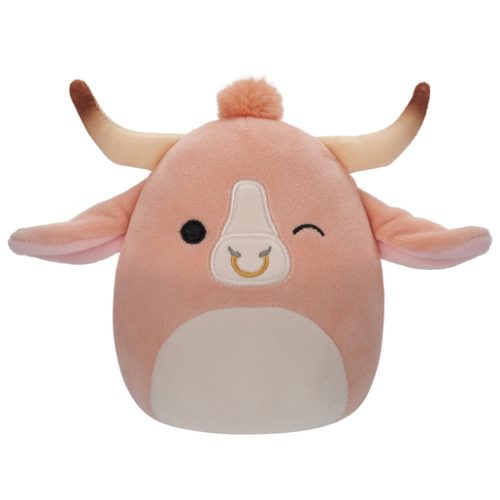 Original Squishmallows 16′ Soft Toy – Howland the Peach Brahma Bull