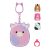 Original Squishmallows Squish-a-Longs Bag Clip with 3 Mystery Mini Squish Figures (Styles Vary)