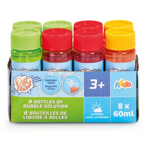 Out and About 8 Bottles of Bubble Solution